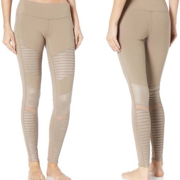 Alo Olive Green Leggings - Picture 1 of 14